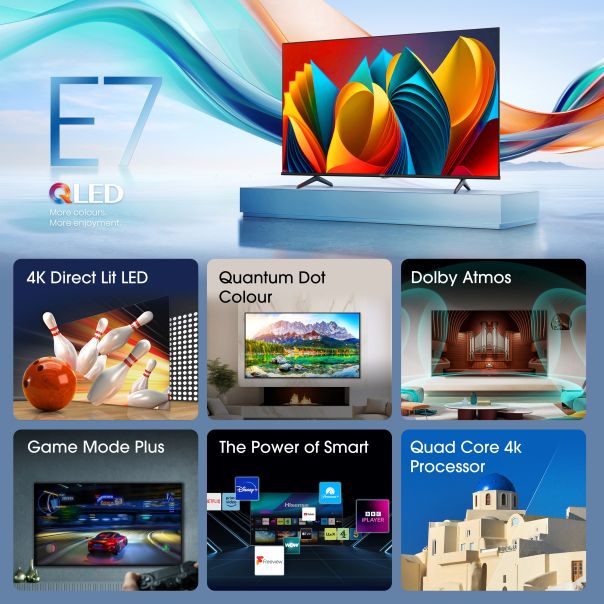 HISENSE Televizor 65E7NQ, Ultra HD, Smart - TVZ02744