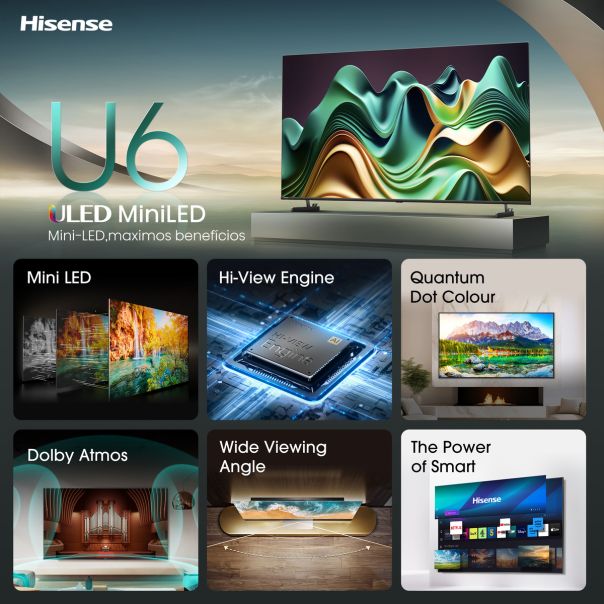 HISENSE Televizor 55U6NQ, Ultra HD, Smart - TVZ02757