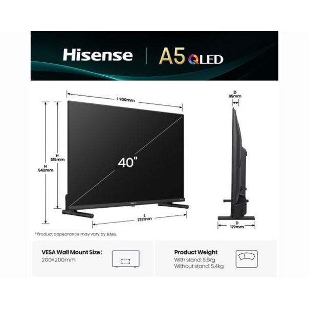 HISENSE Televizor 40A5Q, Full HD, Smart - TVZ02870