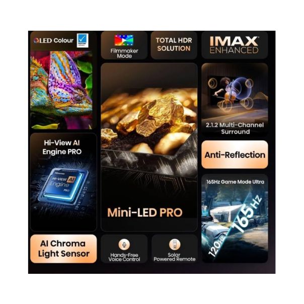 HISENSE Televizor 85U7Q PRO, Ultra HD, Smart - TVZ02882