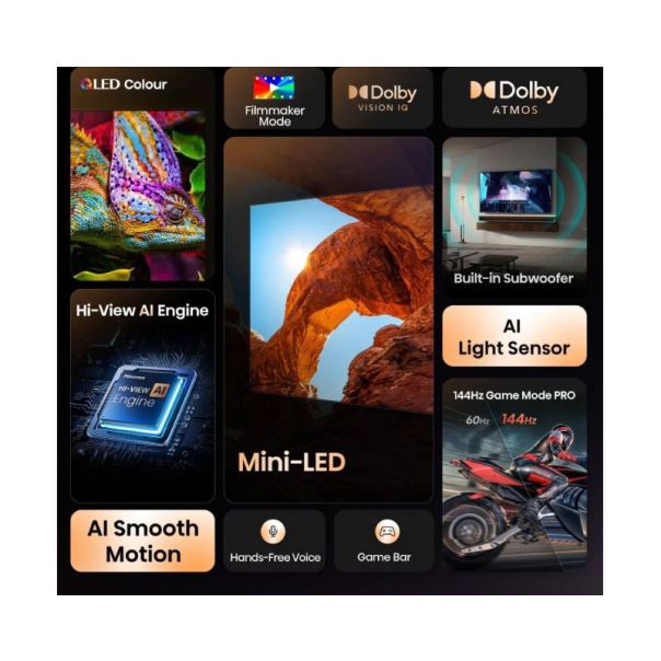 HISENSE Televizor 55U7Q, Ultra HD, Smart - TVZ02890