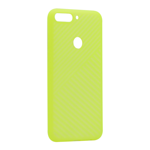 Maska za Huawei Y7 Prime (2018)/ Honor 7C Twill svetlo zelena - 025933