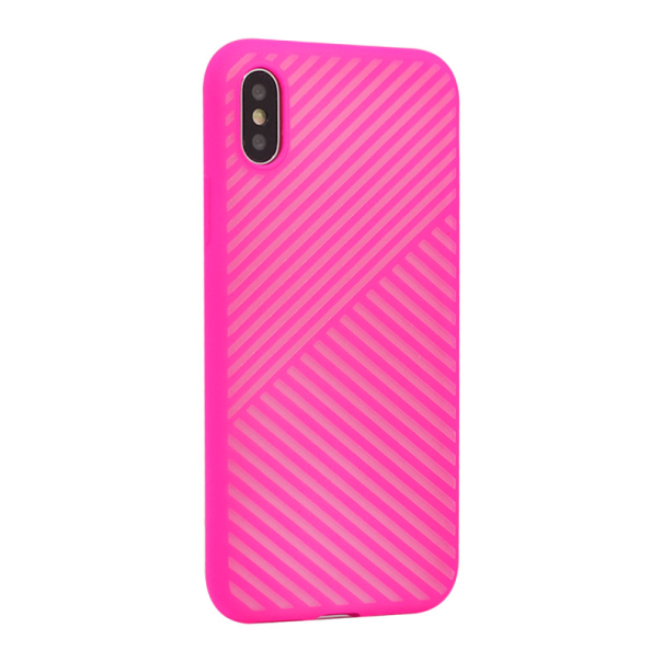 Maska za iPhone X hot Twill pink - 025871
