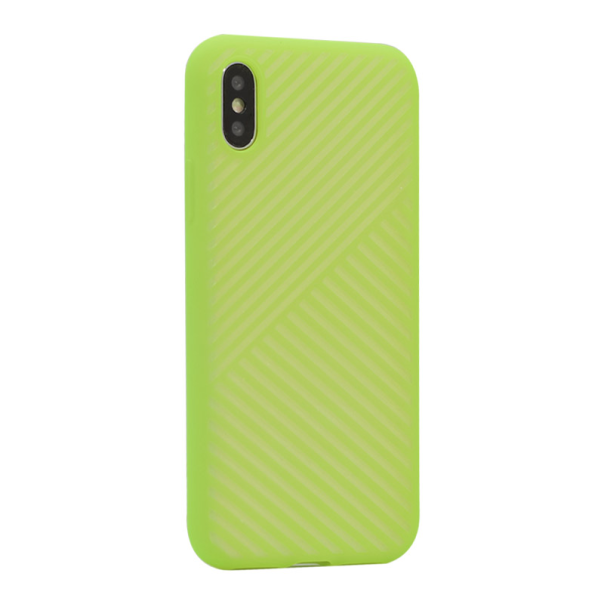 Maska za iPhone X Twill svetlo zelena - 025870