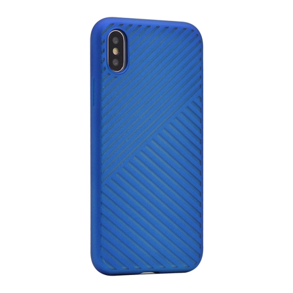 Maska za iPhone X Twill tamno plava - 025869