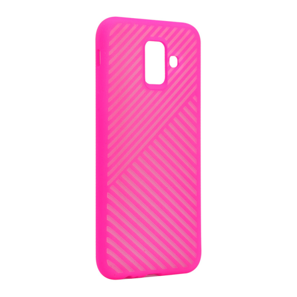 Maska za Samsung A6/ A600F 2018 hot Twill pink - 025909