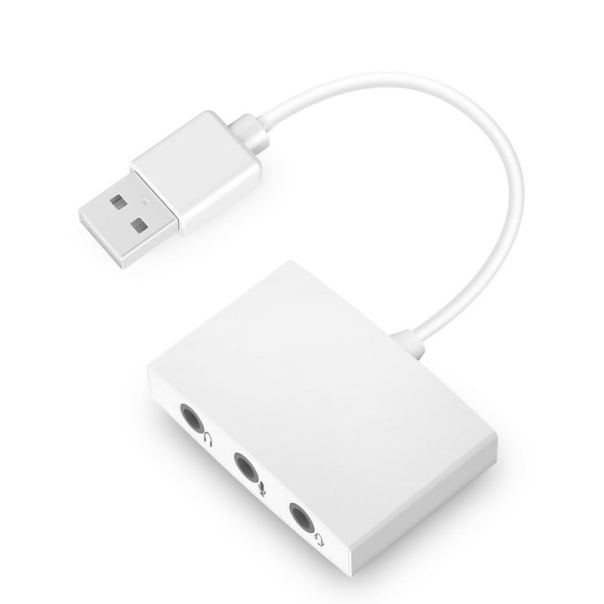 USB zvučna karta 7.1 JWD bela - 616910