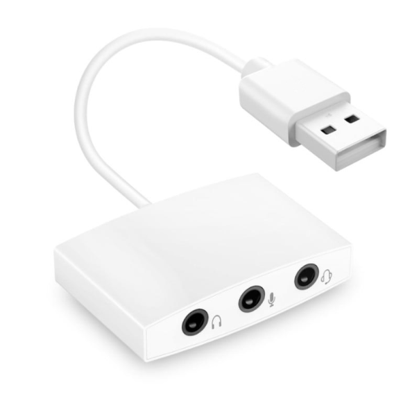 USB zvučna karta 7.1 JWD bela - 616910