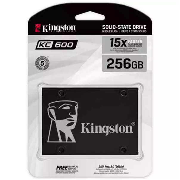 SSD 2.5 SATA3 256GB Kingston SKC600/256G 550MBs/500MBs - EP2891658