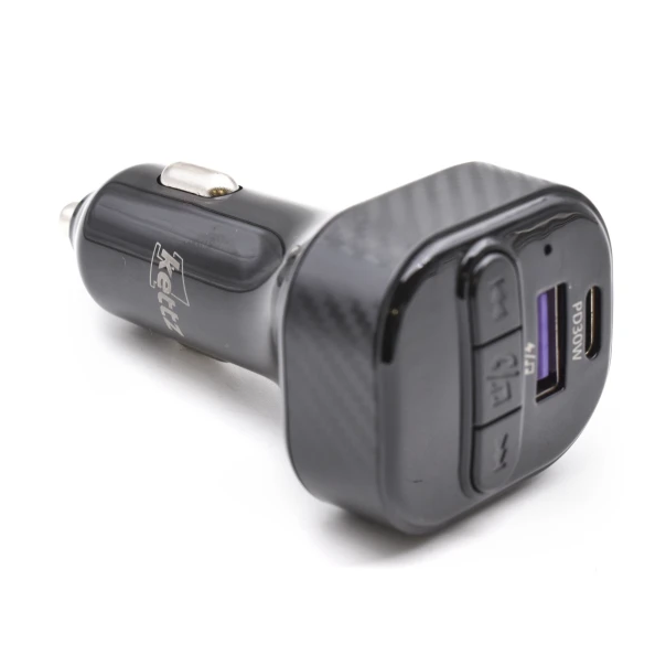 FM Transmiter i punjač Kettz Yare Bluetooth/QC3.1/Type-C PD30W/LED - EP3020245