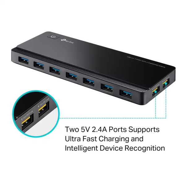 TP-Link USB HUB 7 port UH720 3.0 5V/2.4ATP-Link USB HUB 7 port UH720 3.0 5V/2.4A - EP3312272