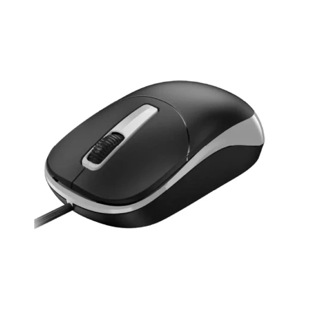 GENIUS Žični optički miš DX-123, crna/siva - MIS02168