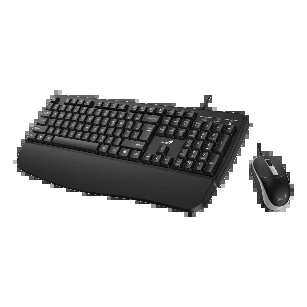 Tastatura + miš Genius KM-123 USB US crna - EP2896598