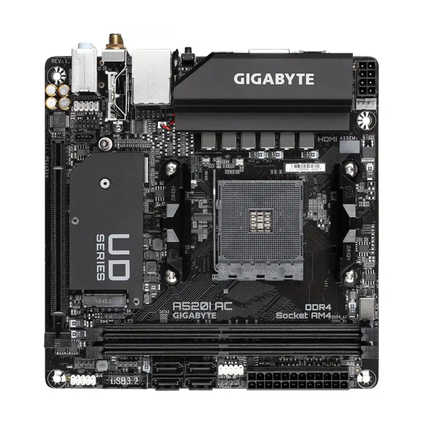 Matična ploča AM4 Gigabyte A520I AC 2xHDMI/DP/M.2/WIFI - EP3042898
