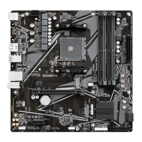 Matična ploča AM4 Gigabyte B550M K - EP3038975