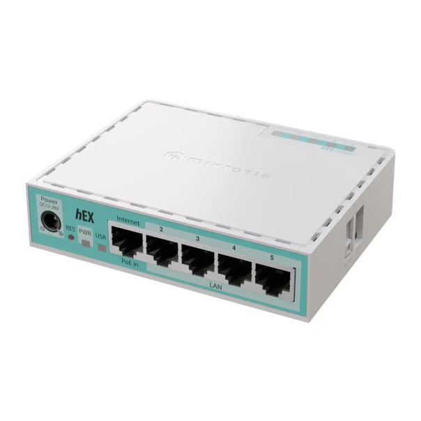 MikroTik E50UG hEX ruter sa 5 x Gigabit LAN / WAN portova 10/100/1000Mb/s + USB (Storage), ARM 64bit - EP2951912