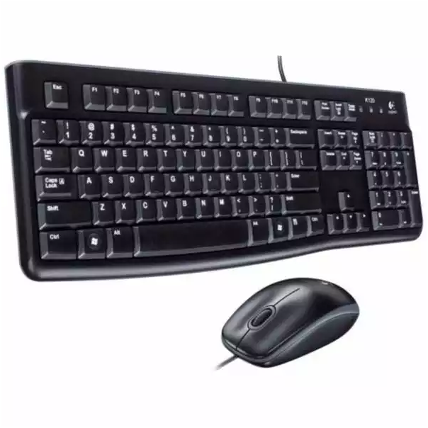 Tastatura + miš Logitech Deluxe MK120 US crna - EP2896445