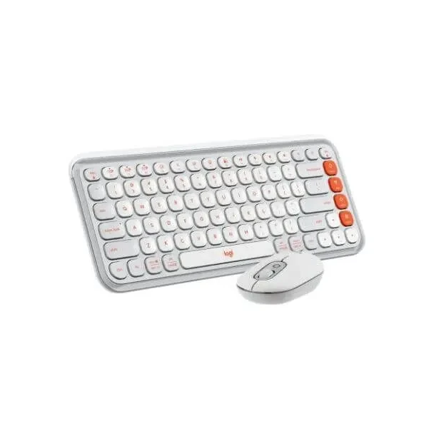 Bežična tastatura + miš Logitech Pop Icon US Bela - EP2896026