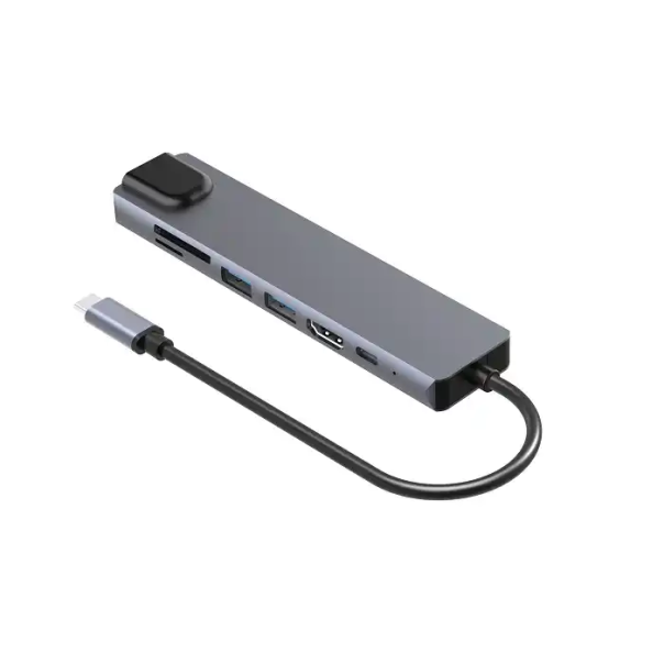 Adapter konverter TIP C 7/1 USB 3.0x2/Ethernet RJ45 /HDMI 4K 30HZ/PD/SD/TF - EP2986452