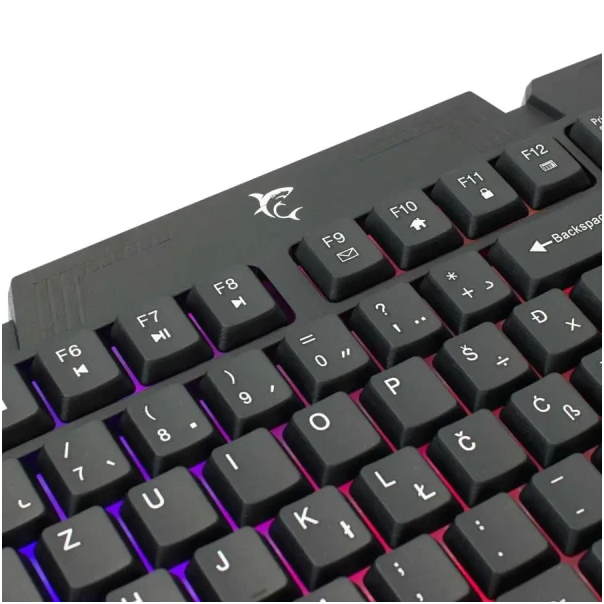 Tastatura White Shark DAKOTA Full Layout/RGB/Membranska/Crna/SR - EP2946141