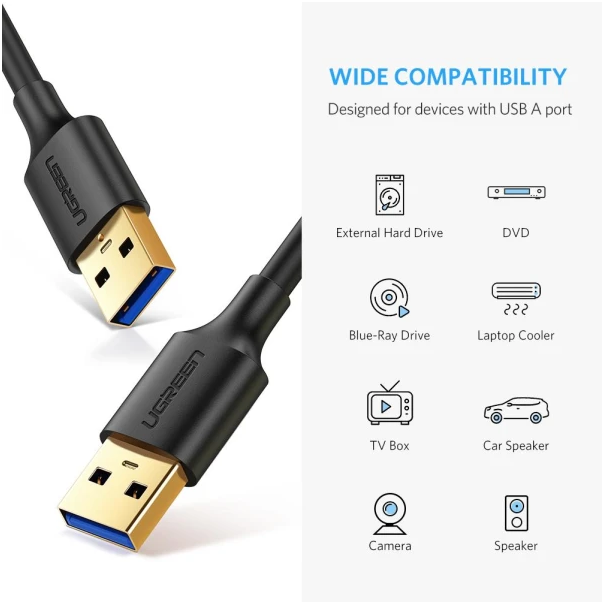 Kabl USB Ugreen US128 3.0 M/M 1m - EP2950786