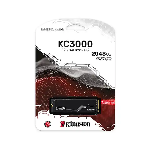 KINGSTON 2TB M.2 NVMe SKC3000D/2048G SSD KC3000 series - HDD03562