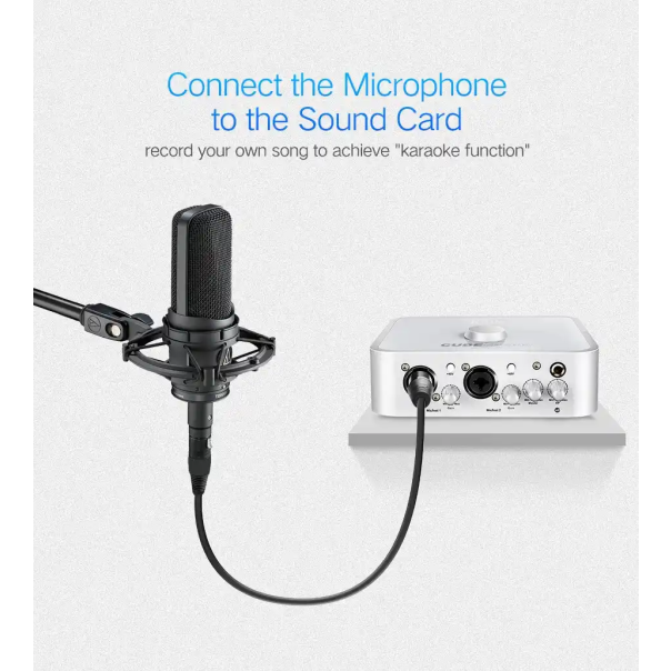 Audio mikrofonski kabl Ugreen AV130 produžni M/F 2m - EP2940377
