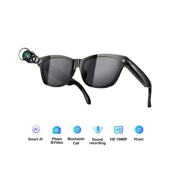 AI Smart naočare Blackview BV100 8Mpx/Bluethoot/AI asistent/Zvučnici/Crne - EP3125565