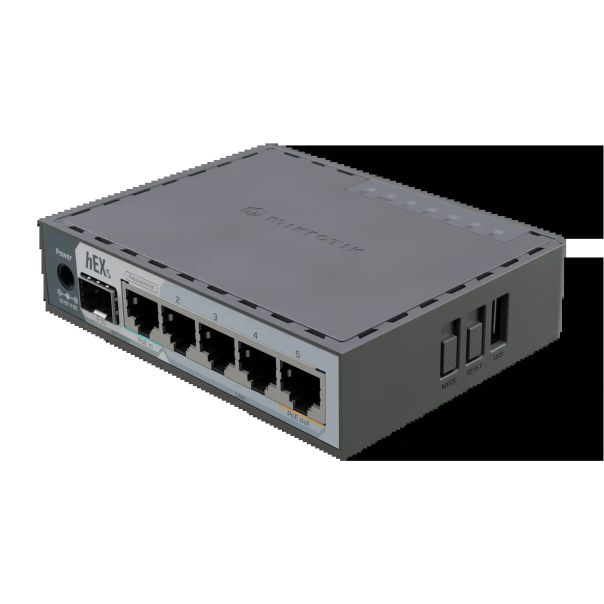 MikroTik E60iUGS hEX S ruter sa 5 x GB LAN/1 x WAN/2.5GbE SFP + USB3.0 - EP2923561