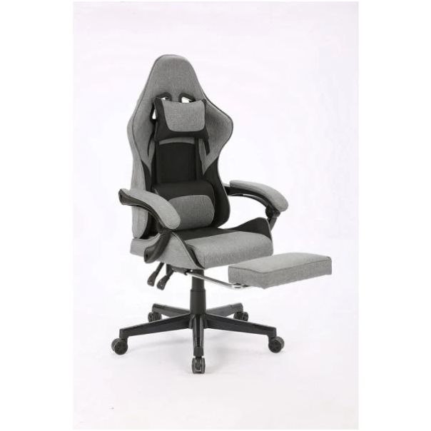 Gaming stolica ePlayGame HC-4095 BDG platno/tamno sivo crna - EP3109002