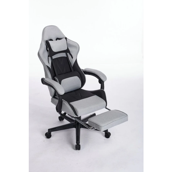 Gaming stolica ePlayGame HC-4095 BG platno/sivo crna - EP3108852