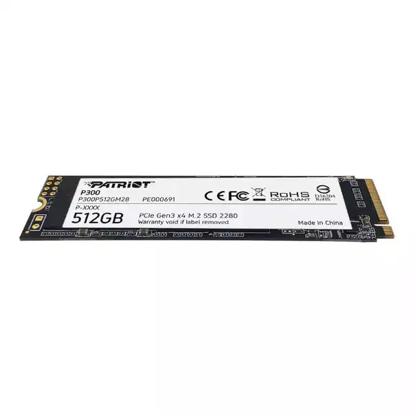 PATRIOT M.2 NVMe 512GB Patriot P300 1700MBs/1100MBs P300P512GM28 - 64062