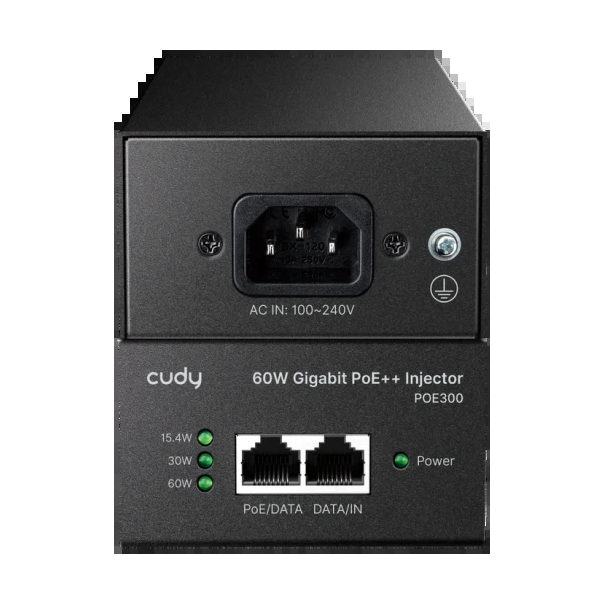 CUDY PoE300 Gigabit PoE+ Injector adapter 60W - LAN02931