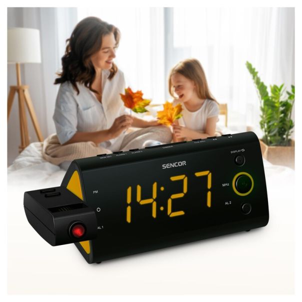 Digitalni sat sa alarmom SENCOR SRC 330 OR narandžasti - EP2942281