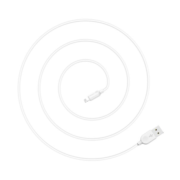 COMICELL USB data kabl Superior CO-BX14 2.4A Lightning 1m, bela - U1989