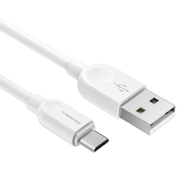 COMICELL USB data kabl Superior CO-BX14 2.4A Micro USB 1m, bela - U1990