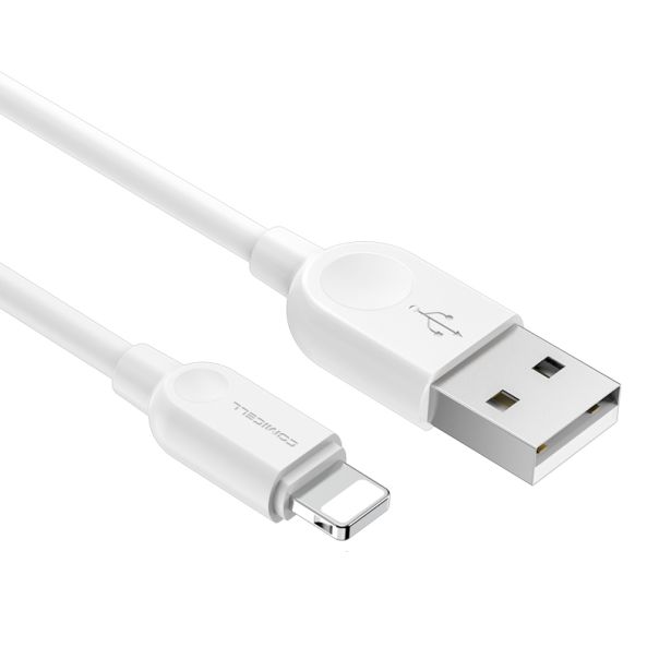 COMICELL USB data kabl Superior CO-BX14 2.4A Lightning 3m, bela - U1995