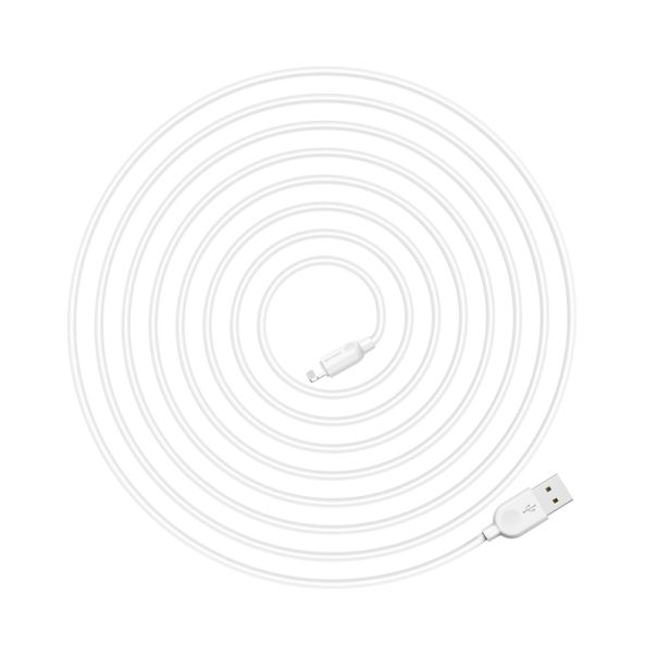 COMICELL USB data kabl Superior CO-BX14 2.4A Lightning 3m, bela - U1995