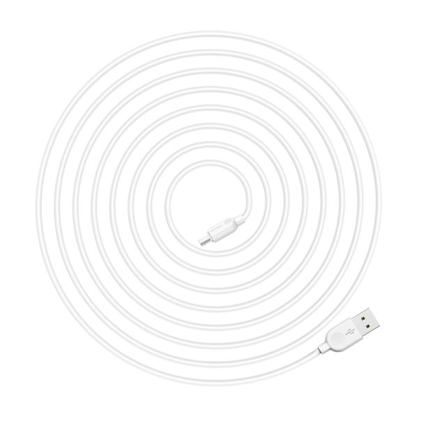 COMICELL USB data kabl Superior CO-BX14 2.4A Micro USB 3m, bela - U1996