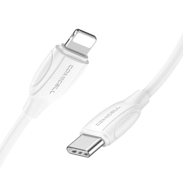 COMICELL USB data kabl Superior CO-BX19 Fast 20W 3A Type C na Lightning 2m, bela - U2002