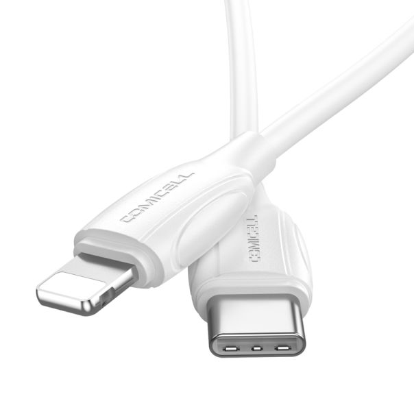 COMICELL USB data kabl Superior CO-BX19 Fast 20W 3A Type C na Lightning 2m, bela - U2002