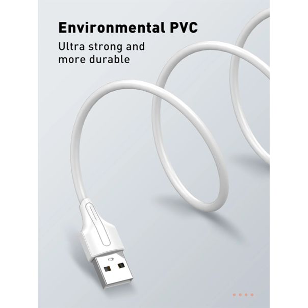 LDNIO USB data kabal LS541 Type-C 1m, bela - U2087