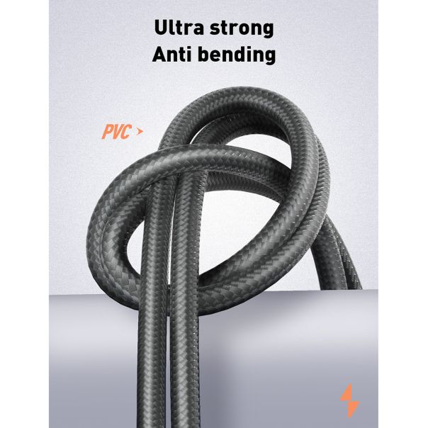 LDNIO USB data kabal LS851 Lightning 1m, crna - U2090