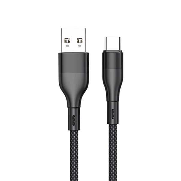 USB Data kabl Magnetic TD-CA94 USB A na Type C, 66W, crna - U2119
