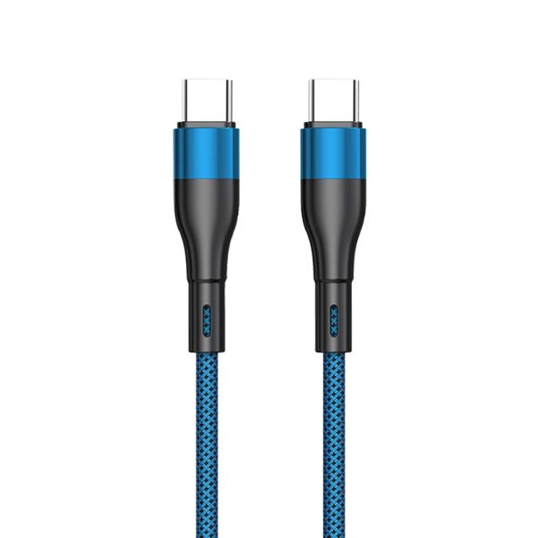 USB Data kabl Magnetic TD-CA91 Type C na Type C, 100W, plava - U2120