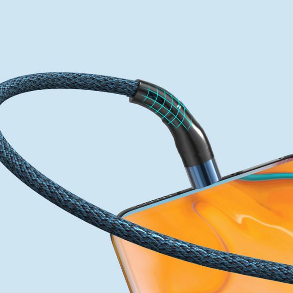 USB Data kabl Magnetic TD-CA91 Type C na Type C, 100W, plava - U2120