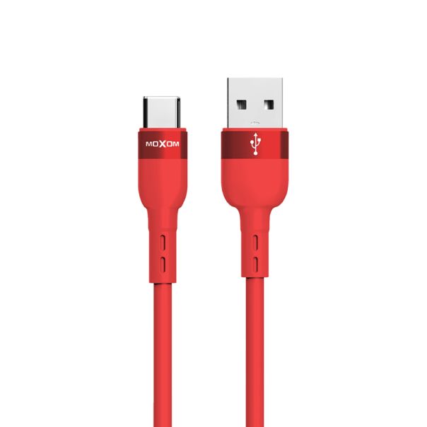 USB data kabal Moxom MX-CB184 silicone Type C 3A 1m crveni - EP3168787