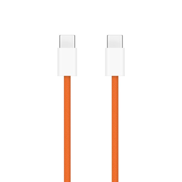 Kabl za iPhone 17/AIR/17 Pro/17 Pro Max Type C na Type C 60W 1m, narandžasta - U2212