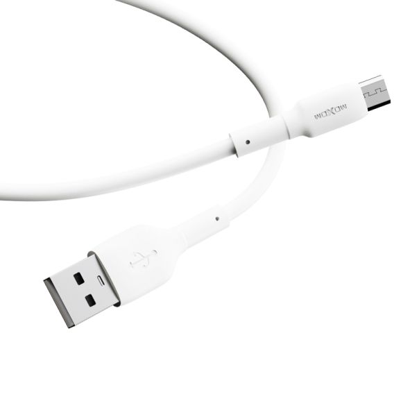MOXOM USB data kabal MX-CB302 3A Micro 1m, bela - EP2834025