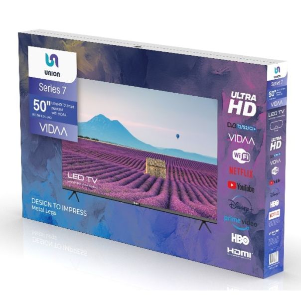 UNION Televizor 50HU04, UltraHD, Vidaa Smart - U70.50HU04.UHD